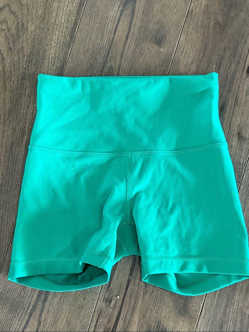 lululemon athletica High-Rise Bike Shorts in Bright Teal